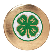 1" Gold Button - Shop 4-H