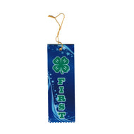 2” x 6” First Place Blue Award Ribbon - Shop 4-H