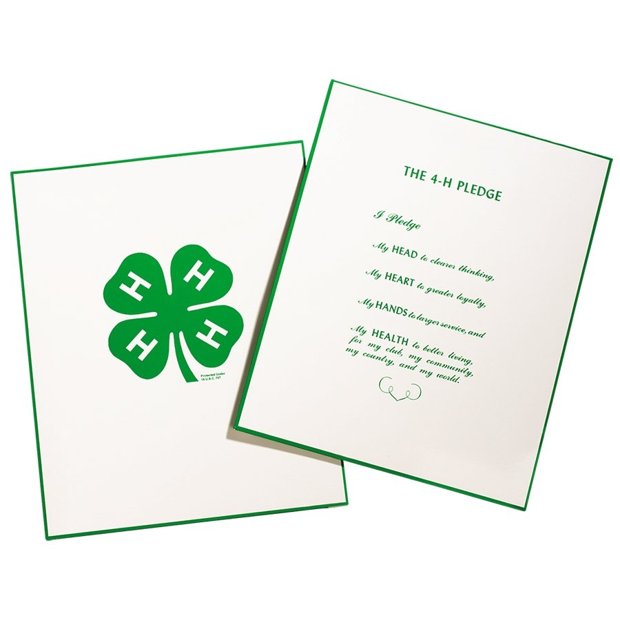 4-H Clover Emblem Folder - Shop 4-H