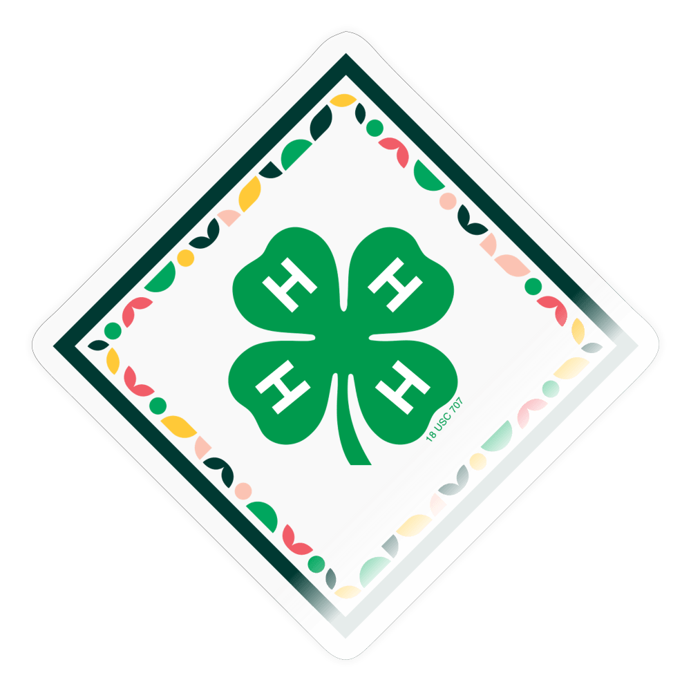 4-H Clover Tile Sticker - Shop 4-H