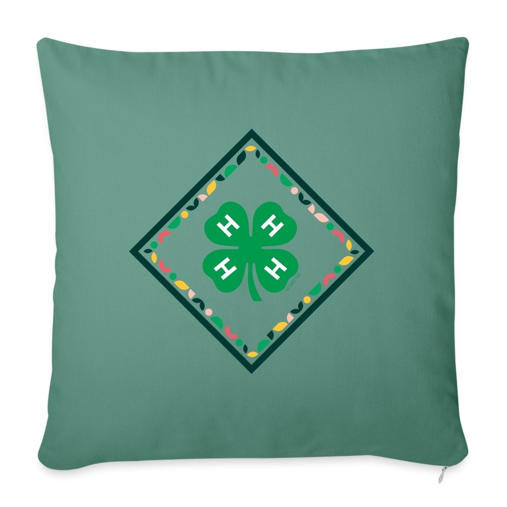 4-H Clover Tile Throw Pillow Cover - Shop 4-H