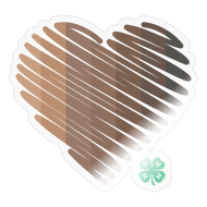 4-H Diversity Heart Sticker - Shop 4-H
