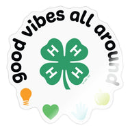 4-H Good Vibes Sticker - Shop 4-H