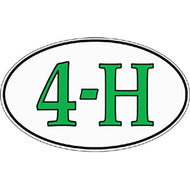 4-H Oval Sticker - Shop 4-H