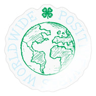 4-H Positive Vibes Sticker - Shop 4-H