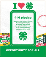 4-H Rectangle Punchout Picture Frame Magnet - Shop 4-H