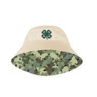 4-H Reversible Bucket Hat Khaki\Camo - Shop 4-H