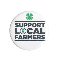 4-H Support Local Farmer's Large Button - Shop 4-H