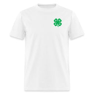 4-H White T-Shirt Left Chest Clover - Shop 4-H