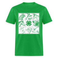 Adult Brady Bunch Style 4-H Animal T-Shirt - Shop 4-H