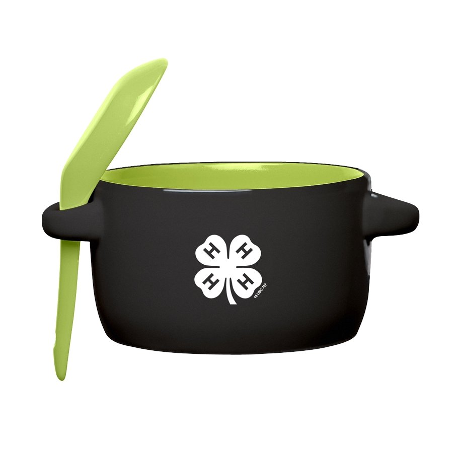 Ceramic Soup Mug W/ Spoon - Shop 4-H