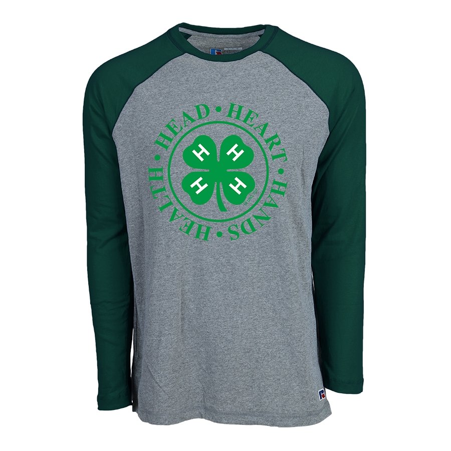 Dark Green 4-H Baseball Tee - Shop 4-H