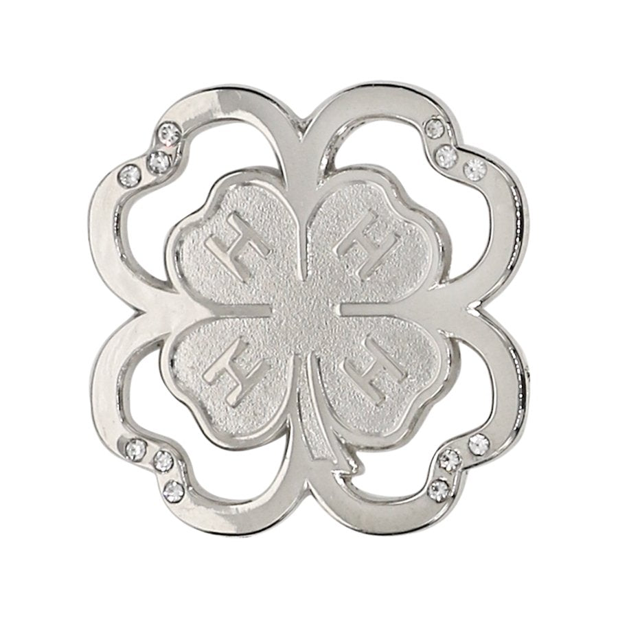 Embellished Clover Brooch - Shop 4-H