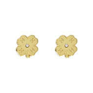 Embellished Clover Stud Earrings - Shop 4-H