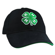 Embroidered Black Cap - Shop 4-H