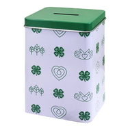 Green 4-H Tin Bank - Shop 4-H