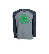 Heather Black 4-H Baseball Tee - Shop 4-H