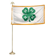 Mounted 3' x 5' 4-H Flag - Shop 4-H