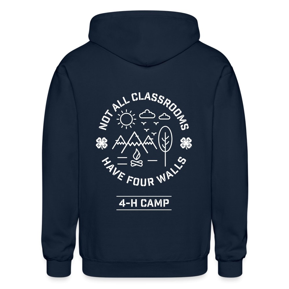 Not All Classrooms 4-H Camp Adult Full Zip Hoodie - Shop 4-H