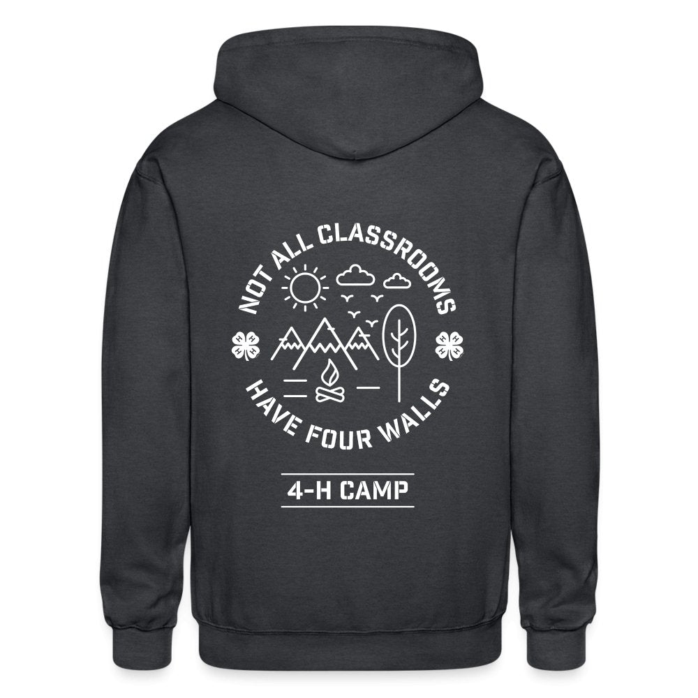 Not All Classrooms 4-H Camp Adult Full Zip Hoodie - Shop 4-H
