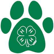 Pawprint Decal - Shop 4-H