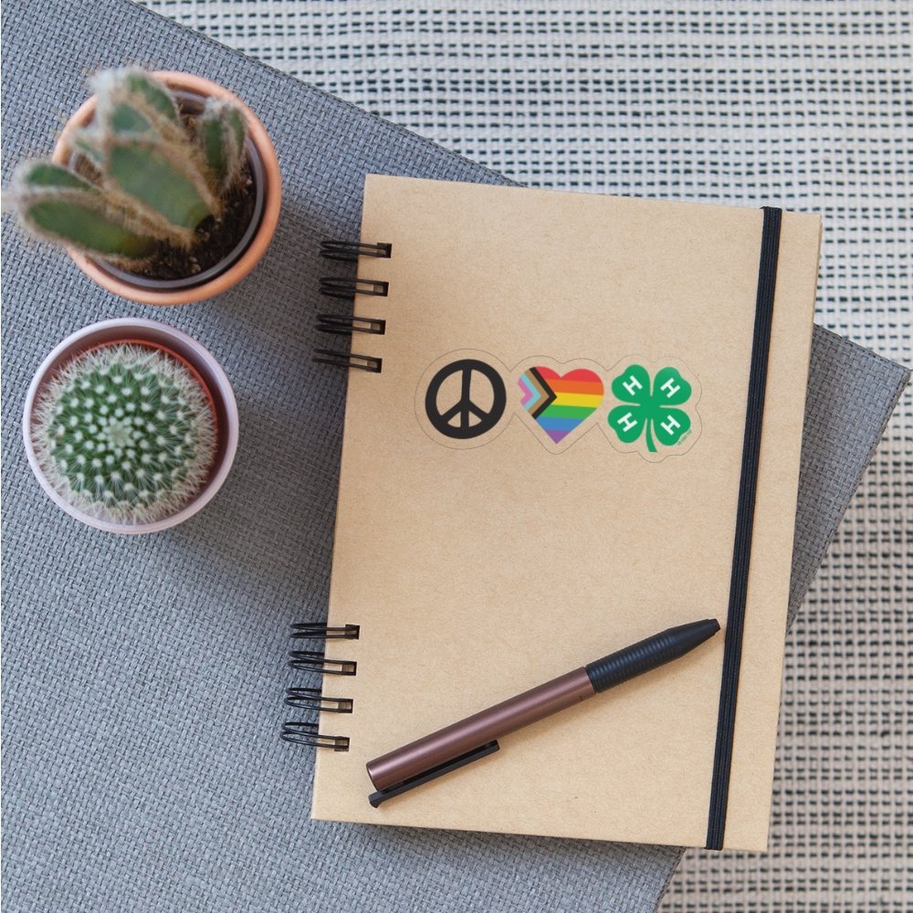 Peace, Love, Clover Sticker - Shop 4-H