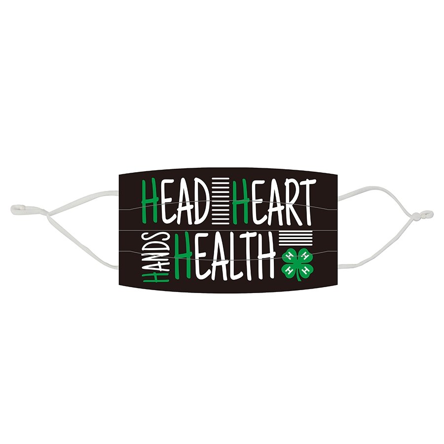 Reusable 2-Ply Cotton Clover Emblem Face Mask - Shop 4-H