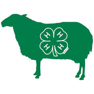 Sheep Decal - Shop 4-H