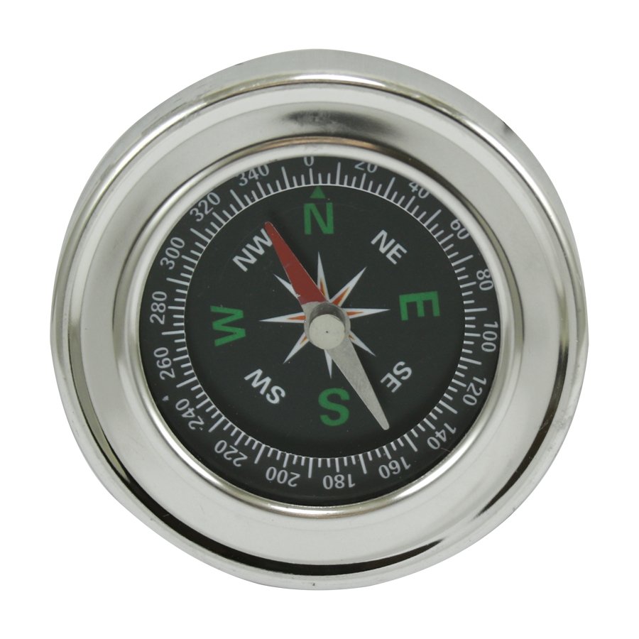 Stainless Steel Compass With Clover Engraving - Shop 4-H