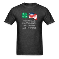 Unisex 4-H Flag Country T-Shirt - Shop 4-H