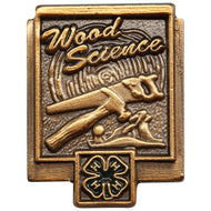 Wood Science Pin - Shop 4-H